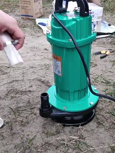 220V Cutting Sewage Pump 50Hz Dirty Water Submersible Pump 1000W (2HP) Household Stainless Steel Septic Tank Biogas