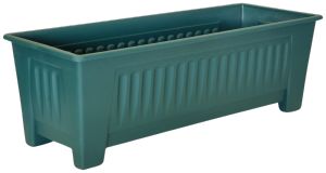 กระถาง กระถางต้นไม้ กระถางรางยาว ขนาด 20 21 นิ้ว รวมสี สีดำ สีขาว อิฐ เขียว ฟ้า Bundle 5 ใบ ชิ้น อัน