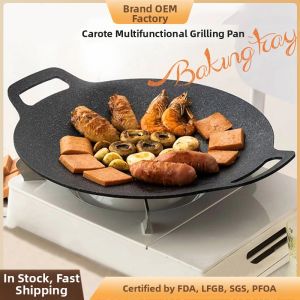 Portable & Home-Use Cast Iron Grilling Plate