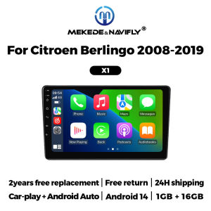 Android 15 IPS Touch Screen Car Radio For Citroen Berlingo B9 Peugeot Partner 2008-2019 Carplay GPS Autoradio Multimedia Player