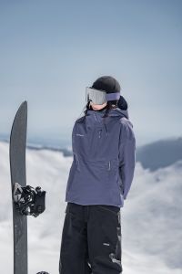 American Style Snowsuit Mens Single Board 3L Professional Waterproof Windproof Snowproof Jacket Outerwear for Couples