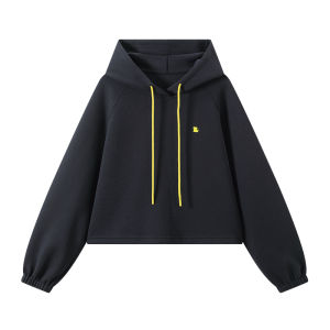 URLAZH | New Hoodie Women Leisure Contrast Color Drawstring