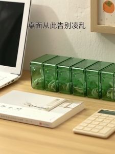 Stackable Cable Organizer Box Management Case Transparent Charger Multipurpose Storage