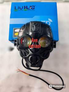 Lampu tembak Laser TRANSFORMER LIUHJG PLUS Devil Eye Merah Jauh dekat putih kuning