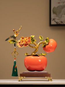BAOTISEN | Enameled Chinese-style Ceramics Display Piece