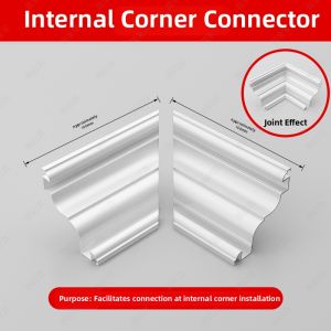 LIANGJIAXING | Aluminum Imitation Plaster Light Strip For Suspended Ceiling Free Decorative Strip