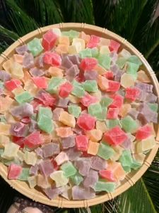 Kẹo dẻo trái cây Lets Nuts hộp 500g đặc sản Đà Lạt kẹo dẻo dai thơm đồ ăn vặt cho các bé hương vị thơm ngon đậm đà