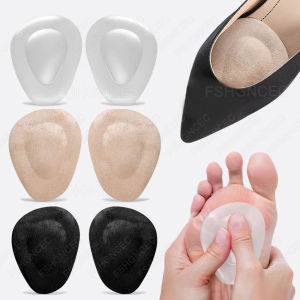 2/6 Pcs Silicone Metatarsal Pads for Shoes Anti-Slip Forefoot Gel Inserts for Women High Heels Foot Pain Relief Half Insoles