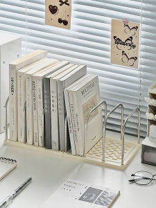 Desktop Bookends Fixed Book Holder Book Rack Student Children Desk Storage Organizer Plastic Material Book Stand Book Mark