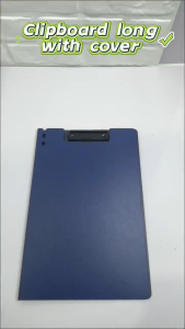 Long Clipboard File Folder 360° Foldable Writing Board Plastic 9.45*13.8in For School Office