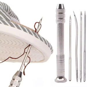 Da Đa Năng May Awl Bộ Có Thể Thay Thế Đấm Khâu Kim Giày Bộ Dụng Cụ Sửa Chữa Cho DIY Leathercraft