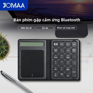 JOMAA | Bàn Phím Số Không Dây Bluetooth Gập Được Đa Năng Có Màn Hình