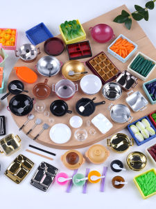 HANYIMOWAN | Miniature Kitchen Set Play Toys DIY Accessories