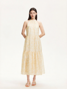 Vero Moda | Đầm In Hoa Elegance Không Dây Mới