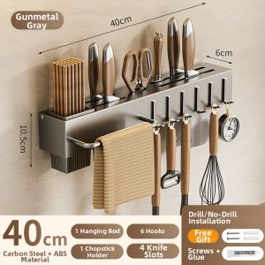 ZHUOLESHI | Wall-mounted No-drilling Multifunctional Kitchen Organizer