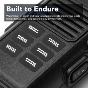 【Y】10Pcs Flexible Speaker Cable Labels for XPR7350 XPR7550 DGP8550 DP4800 Walkie-Talkie Side Cable Connector Stickers