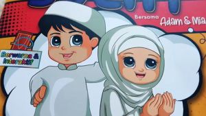 [SINGAPORE SELLER] A4 SIZE Buku 3 in 1 Aktiviti Syoknya Solat Berserta Rumi -Buku Belajar Solat Untuk Lelaki & Perempuan