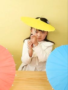 DIY Chinese Craft Paper Umbrella for Wedding Photograph Accessory Party Decor White Paper Long-handle Parasol