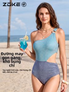 ZOKE | Đồ Bơi Một Quai Trổng Dạng Tam Giác Màu Khối