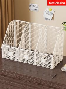 QINQI | Office A4 Paper Document Organizer Bookend Large Capacity File Tidy Shelf