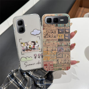 New Phone Case Infinix Smart 10 Plus Infinix GT 30 Pro 5G Hot Classic Trendy Fashion Puzzle Snoopy Casing Anti-fall Transparent Soft Back Cover 2025