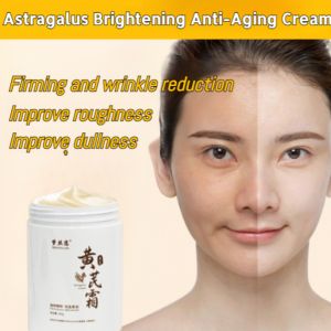 🏅【buy 1 get 1 free】Antiaging Anti-yellowing Brightening and Rejuvenating Huangqi Cream Wrinkle Removal Lifting Moisturizing Hydration Lightens Spots Fine Lines Cream/Brightening And Rejuvenating Astragalus Cream 300g黄芪霜