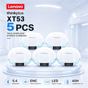 Lenovo | Lenovo XT53 Wireless Bluetooth 5.3 Earphones Sports In-Ear Headset With Mic Gaming Low Latency Dual Mode Music Earbuds New Gifts