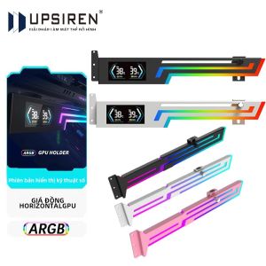 Có Thể Điều Chỉnh Chiều Cao UPSIRNE ARGB 5V 3PIN Card Đồ Họa Chân Đế Cho A-RGB Đồng Bộ Máy Tính VGA Công Cụ Hỗ Trợ