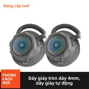 Dây Giày Thun Xoay Đa Năng 4mm Kiểu Tròn Dành Cho Giày Thể Thao Không Cần Buộc Phụ Kiện Giày Tự Động Cho Người Lớn Và Trẻ Em