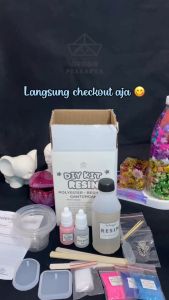 Paket DIY Kit Resin Polyester: Gantungan Kunci Anak Murah & Lengkap