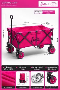 The Primitive | Xe Đẩy Ngoài Trời Gập Được Barbie Hợp Tác