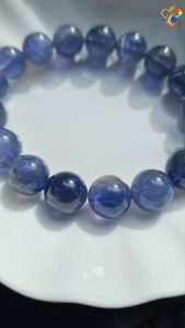 Graduation Grade Icy Iolite Bracelet