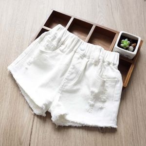Summer Loose Jeans for Big Girls White