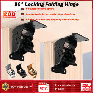90 Degrees Locking Folding Hinge Chair Leg Bracket Self-Locking Hinge For Worktables Beds Tables Folding Leg Dropship