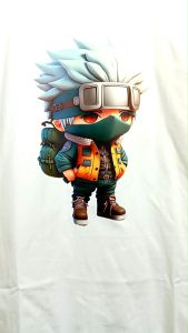 Kaos Pria 3 Dimensi Motif Animasi Takashi Tshirt Oblong Katun 24s H0129 By Hans & co