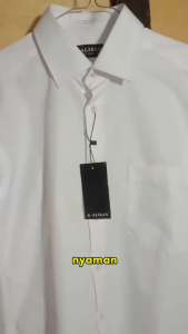 ALISAN Premium Kemeja Polos Putih Lengan Panjang Slim Fit Harga Grosir Leader of Mens Formal Wear