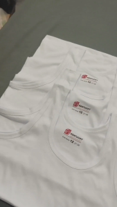 3pcs Kentucky white sando for Kids