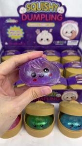Bandai | 2026 Blind Box Colorful Simulated Dumpling Maltose Squishies Squishy Relaxing Relieve Anxiety Rebound Squeeze Reliever Toy