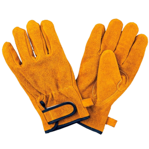 932℉ Heat Resistant Leather Safety Work Gloves Forge Welding Gloves Insulated Lining for Grill BBQ Stove Construction Ranching