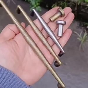 ใหม่ สไตล์จีน หรูหราเบา ที่จับประตูตู้ทองเหลืองโบราณ ที่จับประตูตู้ยุโรปเรียบง่าย ที่จับประตูตู้ลิ้นชัก ที่จับประตูตู้รองเท้า ที่จับประตูวินเทจ