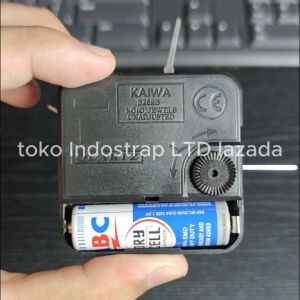 paket mesin jam dinding detak kaiwa dan jarum ukir mini
