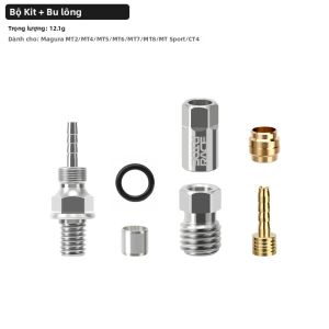RIDERACE | Thép Không Gỉ Xe Đạp Ống Thủy Lực Lắp Lắp Cho Magura MT2/MT4/MT6/MT8 Xe Đạp Phanh Đĩa Thủy Lực Caliper Kết Nối