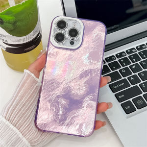 Fold Tinfoil Texture Case For iphone 17 Air 16 Plus 16E 15 14 13 Pro Max Shockproof Hard PC Glitter Camera Protection Back Cover