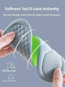 Mens Absorbent Anti-Odor Breathable Ultra-Soft Anti-Fatigue Thick Insole