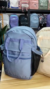 N02 #Korea Backpack High Quality ( Beg Sekolah / School Bag / Beg Galas / Laptop / College ) Design Plain