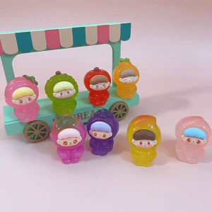 AN Ornamen Anak Buah Lucu Kreatif Kartun Resin Desktop COD