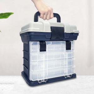 Storage box multifunctional 5 layers portable LUYA box sea fishing boat fishing tools fishing box LUYA bait box fishing tackle