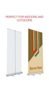 DPS Roll Up  Banner Stand Aluminum 200cm X 85cm (6.56ft x 2.79ft) for Tarpaulin Stand Event Stand