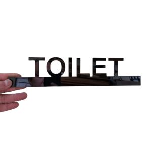 LUXURY PREMIUM ARYCLIC SIMPLE SIGNAGE TANDAS TOILET MASUK KELUAR PAY HERE PICK UP HERE