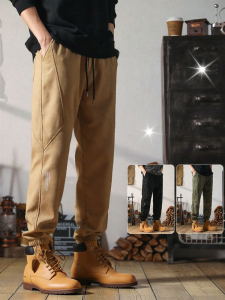Warrior | Cotton Comfort Khaki Fleece Lined Leisure Pants